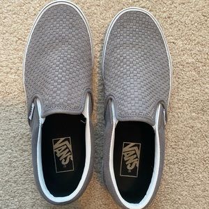 Gray Suede Slip On Vans size 9